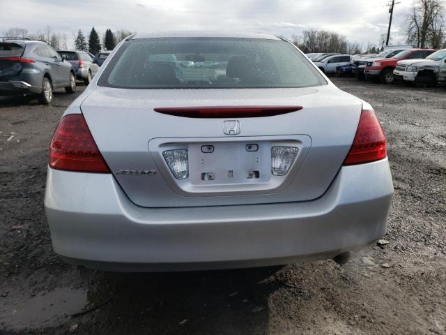 JHMCM56197C018597 - 2007 HONDA ACCORD VALUE SILVER photo 6