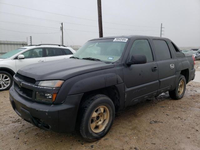 3GNEC13T82G101141 - 2002 CHEVROLET AVALANCHE C1500 BLACK photo 1