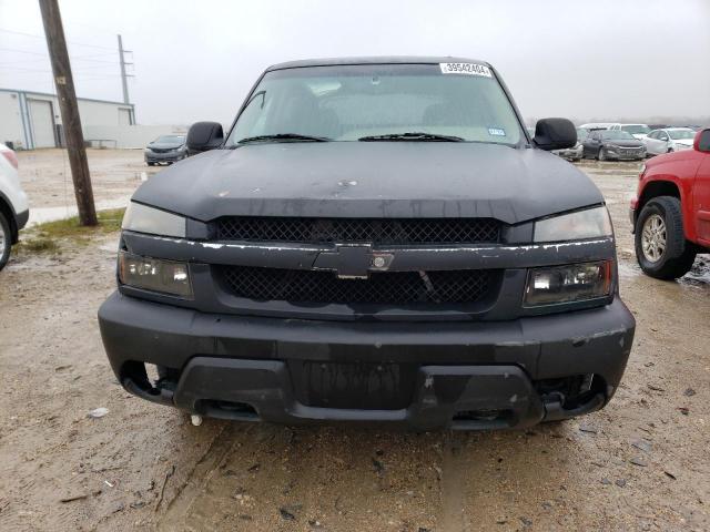 3GNEC13T82G101141 - 2002 CHEVROLET AVALANCHE C1500 BLACK photo 5