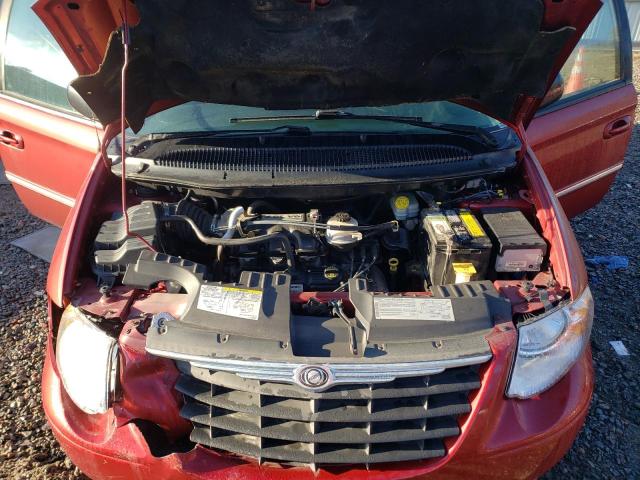 2A4GP54L27R133882 - 2007 CHRYSLER TOWN & COU TOURING ბურგუნდია ფოტო 11