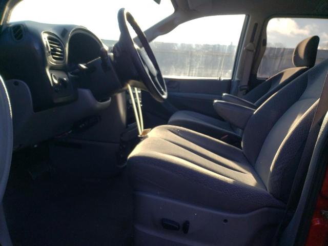 2A4GP54L27R133882 - 2007 CHRYSLER TOWN & COU TOURING ბურგუნდია ფოტო 7