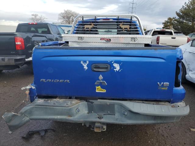 1Z7HT28P17S176663 - 2007 MITSUBISHI RAIDER LS BLUE photo 6