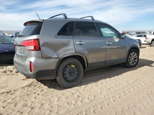 5XYKU4A78EG484713 - 2014 KIA SORENTO EX GRAY photo 3