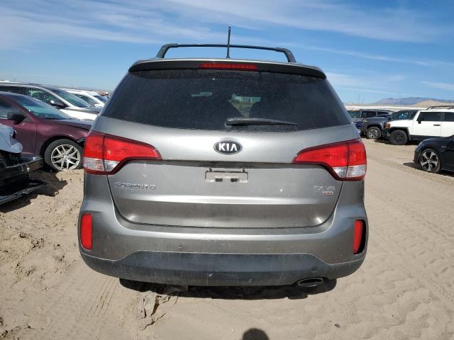 5XYKU4A78EG484713 - 2014 KIA SORENTO EX GRAY photo 6