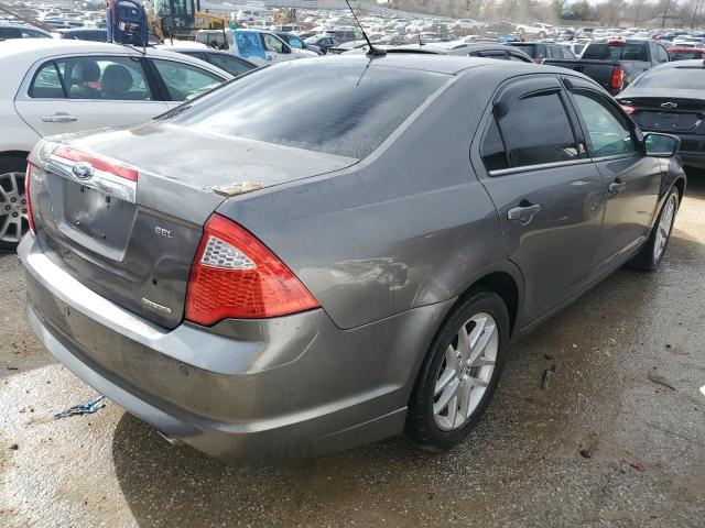 3FAHP0JG3CR115096 - 2012 FORD FUSION SEL GRAY photo 3