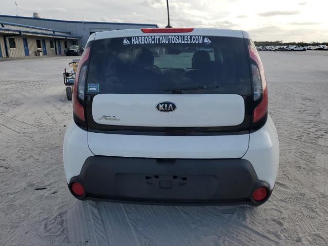 KNDJN2A29E7087932 - 2014 KIA SOUL WHITE photo 6