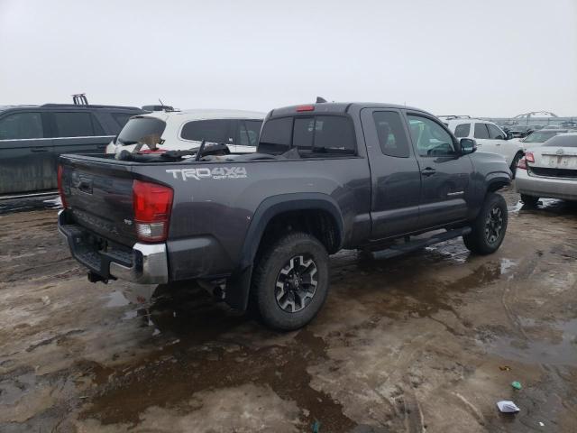 5TFSZ5AN4HX047248 - 2017 TOYOTA TACOMA ACCESS CAB GRAY photo 3
