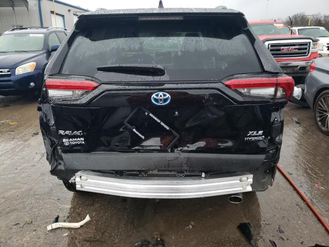 4T3RWRFV3RU120736 - 2024 TOYOTA RAV4 XLE BLACK photo 6