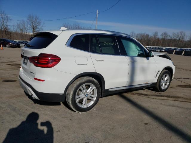 5UXTY5C09L9B89960 - 2020 BMW X3 XDRIVE30I WHITE photo 3