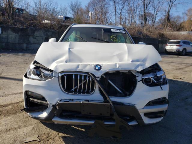 5UXTY5C09L9B89960 - 2020 BMW X3 XDRIVE30I WHITE photo 5