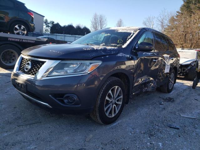 5N1AR2MM7EC692875 - 2014 NISSAN PATHFINDER S GRAY photo 1