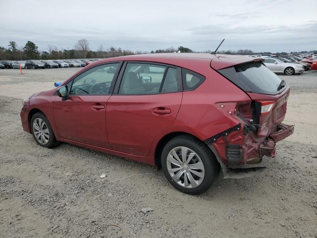 4S3GTAA64J3739483 - 2018 SUBARU IMPREZA RED photo 2