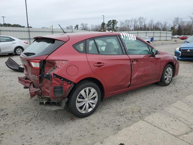 4S3GTAA64J3739483 - 2018 SUBARU IMPREZA RED photo 3