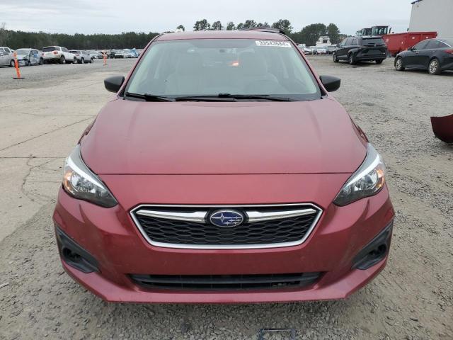 4S3GTAA64J3739483 - 2018 SUBARU IMPREZA RED photo 5