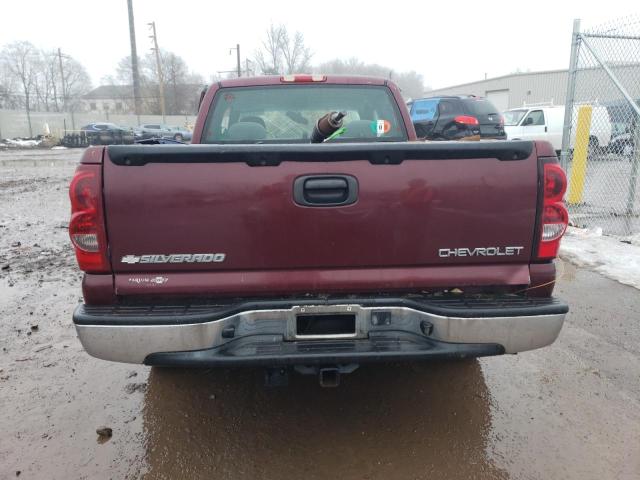 2GCEC19T131336099 - 2003 CHEVROLET SILVERADO C1500 BURGUNDY photo 6