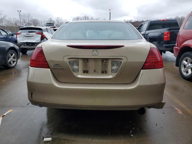 1HGCM56197A032255 - 2007 HONDA ACCORD VALUE TAN photo 6