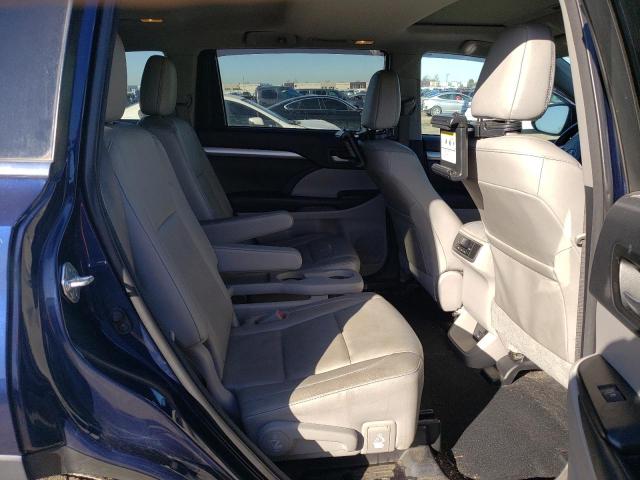 5TDKKRFH6GS177308 - 2016 TOYOTA HIGHLANDER XLE BLUE photo 11