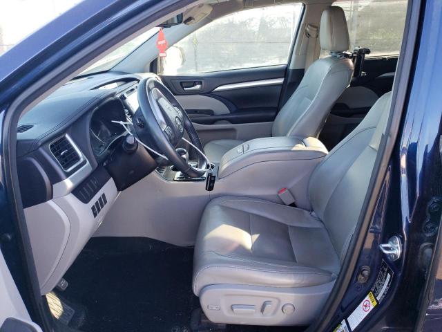 5TDKKRFH6GS177308 - 2016 TOYOTA HIGHLANDER XLE ლურჯი ფოტო 7