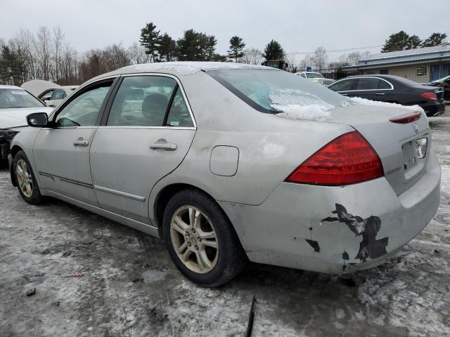 1HGCM563X7A144693 - 2007 HONDA ACCORD SE SILVER photo 2