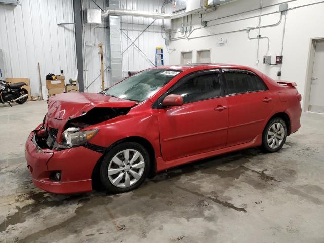 2T1BE40E09C025366 - 2009 TOYOTA COROLLA XRS RED photo 1