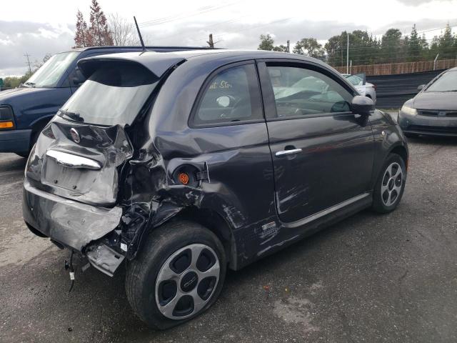 3C3CFFGE8FT677913 - 2015 FIAT 500 ELECTRIC GRAY photo 3