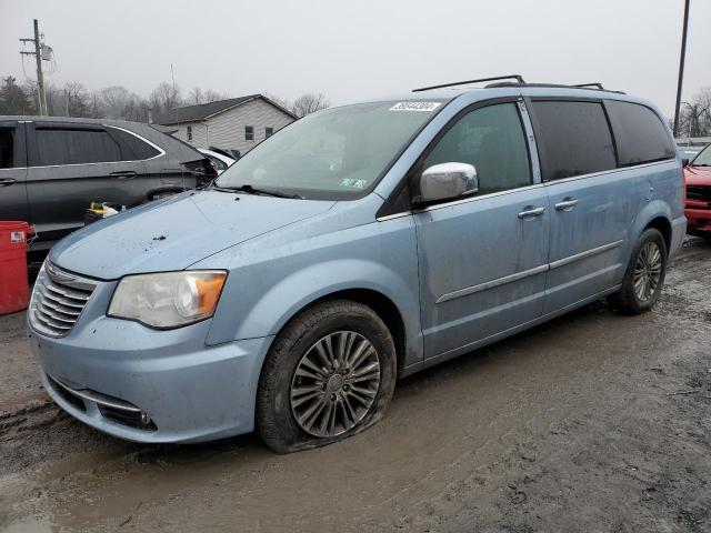 2C4RC1CG2DR589934 - 2013 CHRYSLER TOWN & COU TOURING L BLUE photo 1