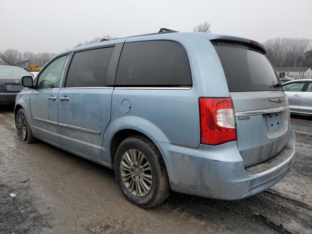 2C4RC1CG2DR589934 - 2013 CHRYSLER TOWN & COU TOURING L BLUE photo 2