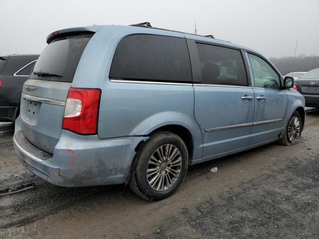 2C4RC1CG2DR589934 - 2013 CHRYSLER TOWN & COU TOURING L BLUE photo 3