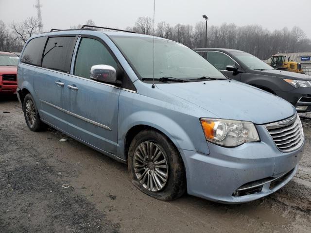 2C4RC1CG2DR589934 - 2013 CHRYSLER TOWN & COU TOURING L BLUE photo 4