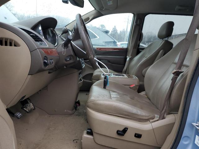 2C4RC1CG2DR589934 - 2013 CHRYSLER TOWN & COU TOURING L BLUE photo 7