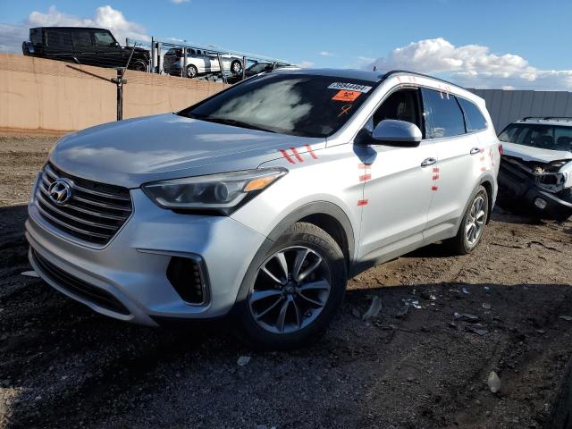 KM8SMDHF4HU249916 - 2017 HYUNDAI SANTA FE SE SILVER photo 1