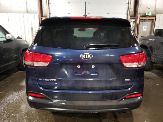 5XYPGDA39HG265550 - 2017 KIA SORENTO LX BLUE photo 6