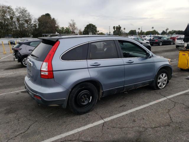 JHLRE38737C076755 - 2007 HONDA CR-V EXL BLUE photo 3