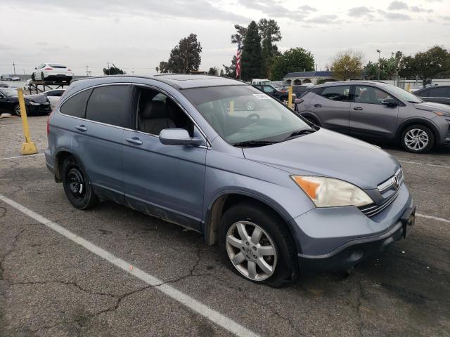 JHLRE38737C076755 - 2007 HONDA CR-V EXL BLUE photo 4