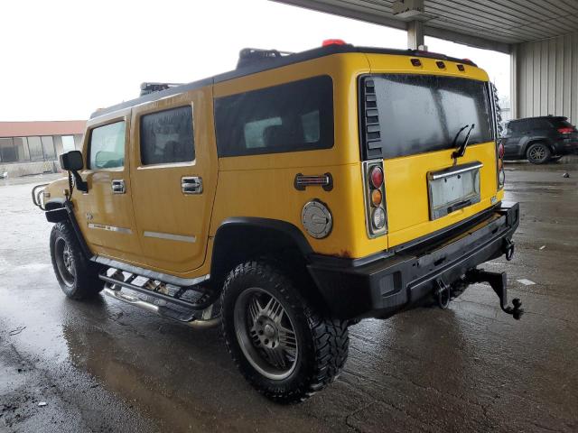 5GRGN23UX3H117535 - 2003 HUMMER H2 YELLOW photo 2