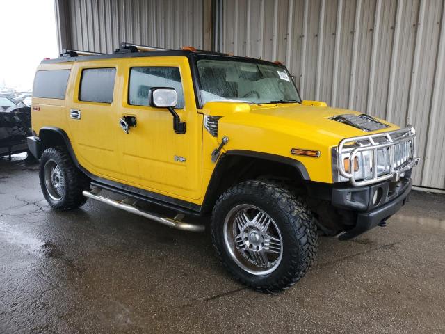5GRGN23UX3H117535 - 2003 HUMMER H2 YELLOW photo 4