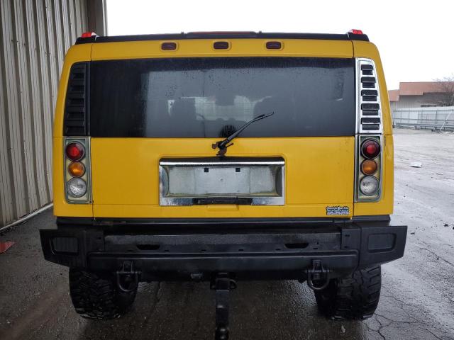 5GRGN23UX3H117535 - 2003 HUMMER H2 YELLOW photo 6