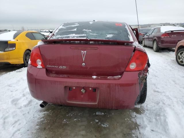 1G2AL55F187335457 - 2008 PONTIAC G5 SE RED photo 6