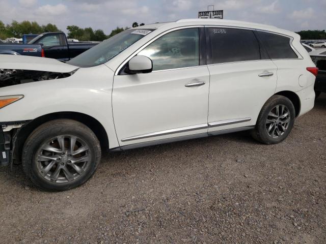 5N1AL0MN2DC334418 - 2013 INFINITI JX35 WHITE photo 1