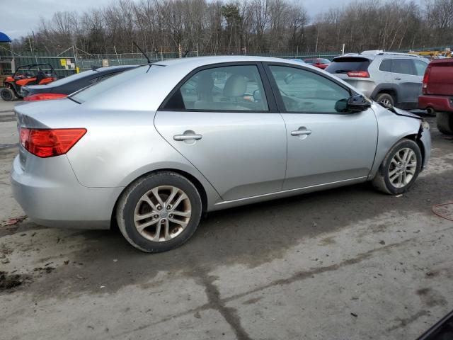 KNAFU4A27C5553125 - 2012 KIA FORTE EX SILVER photo 3