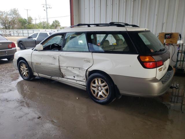4S3BH6861Y7603832 - 2000 SUBARU LEGACY OUTBACK LIMITED WHITE photo 2
