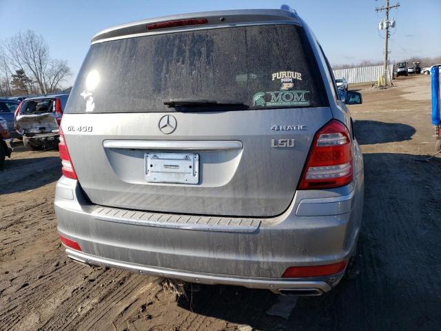 4JGBF7BE6CA790911 - 2012 MERCEDES-BENZ GL 450 4MATIC SILVER photo 6