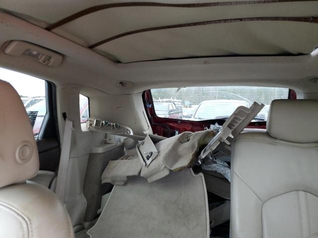 3GYFNBE38CS619690 - 2012 CADILLAC SRX PERFORMANCE COLLECTION წითელი ფოტო 10