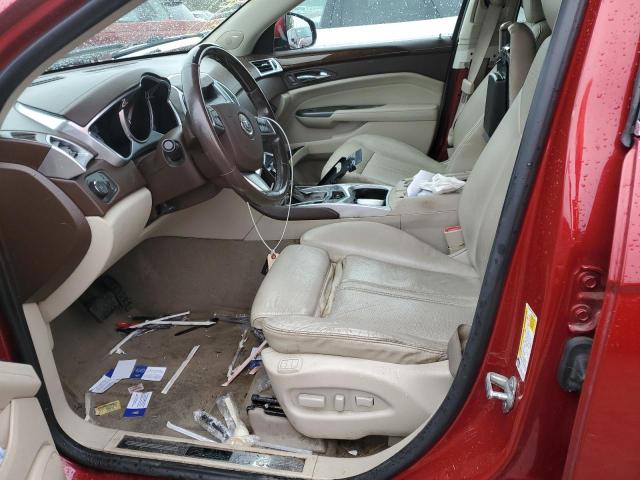 3GYFNBE38CS619690 - 2012 CADILLAC SRX PERFORMANCE COLLECTION წითელი ფოტო 7