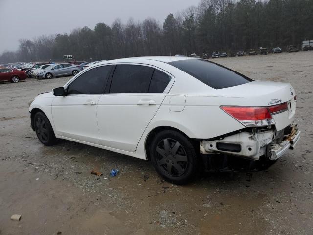 1HGCP2F37CA070990 - 2012 HONDA ACCORD LX WHITE photo 2