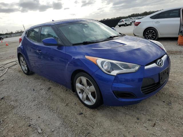 KMHTC6AD9CU037694 - 2012 HYUNDAI VELOSTER BLUE photo 4