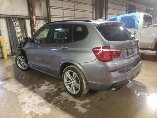 5UXWX7C5XE0E75640 - 2014 BMW X3 XDRIVE35I SILVER photo 2