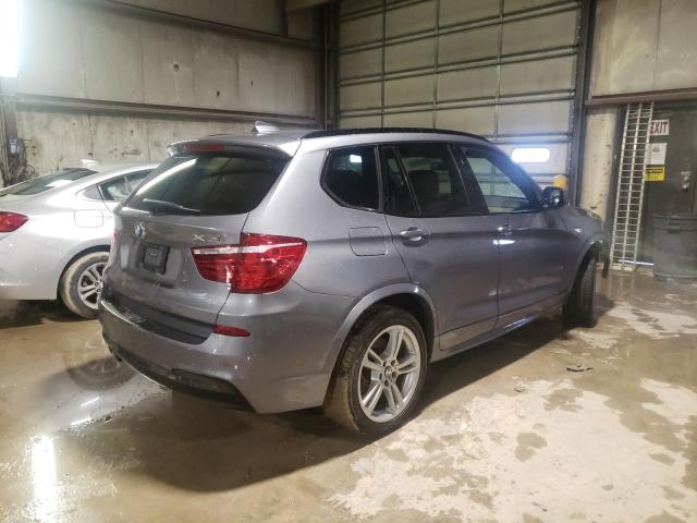 5UXWX7C5XE0E75640 - 2014 BMW X3 XDRIVE35I SILVER photo 3