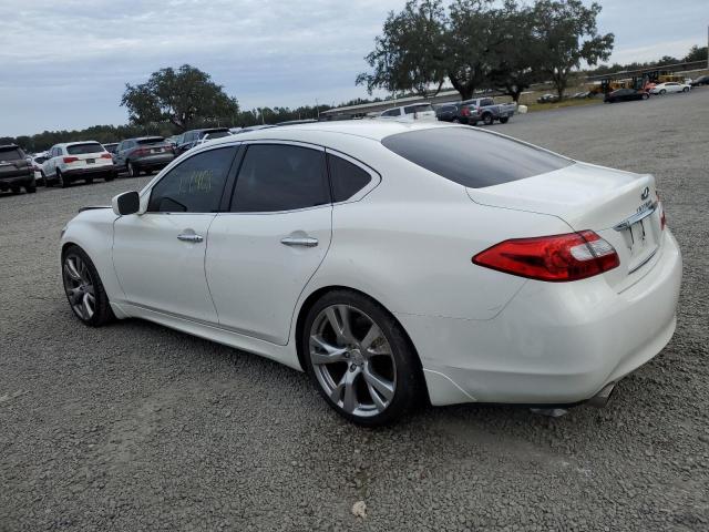 JN1BY1AP6CM334813 - 2012 INFINITI M37 WHITE photo 2