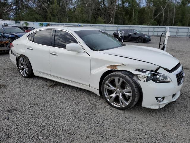 JN1BY1AP6CM334813 - 2012 INFINITI M37 WHITE photo 4